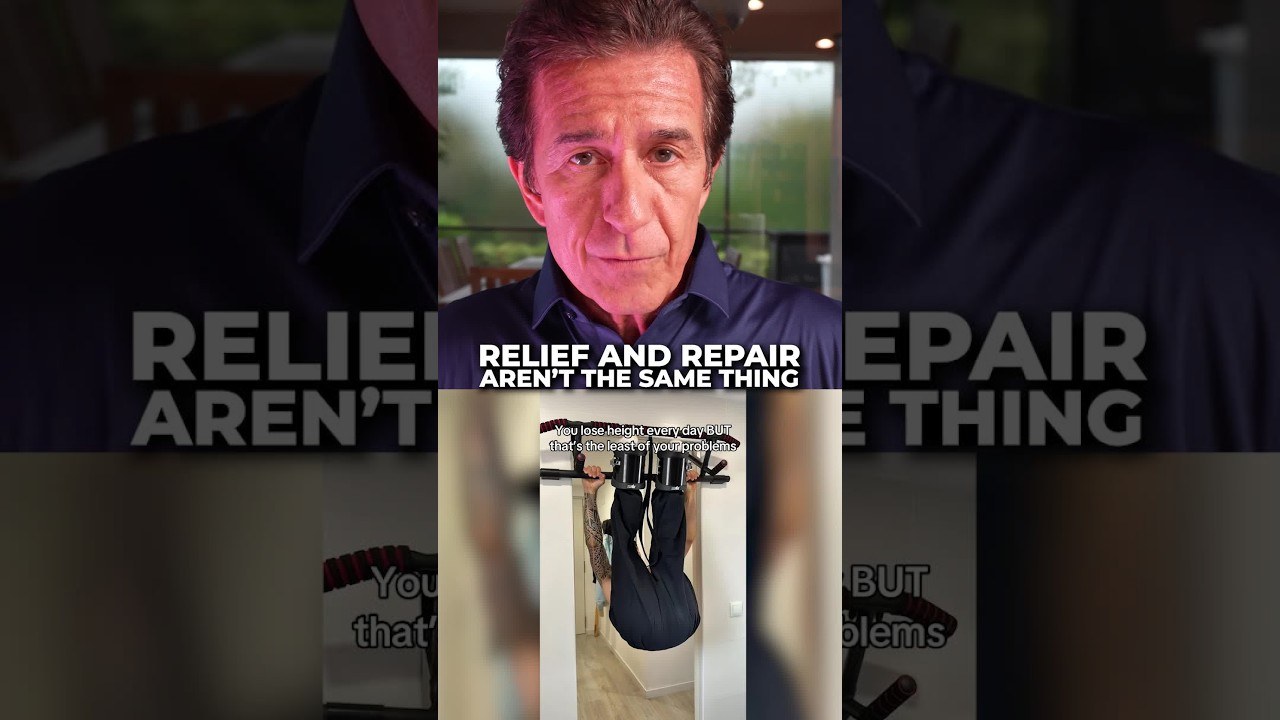 Dr. Ivan Bracic, DC, of Novaré Injury Care and Rehab comparing an inversion table with spinal decompression