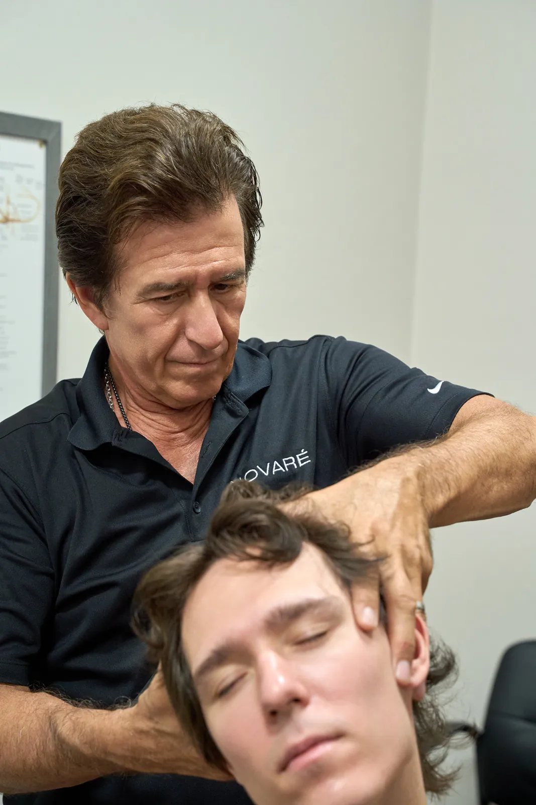 Cervical adjustment treatment at Novaré Injury Care