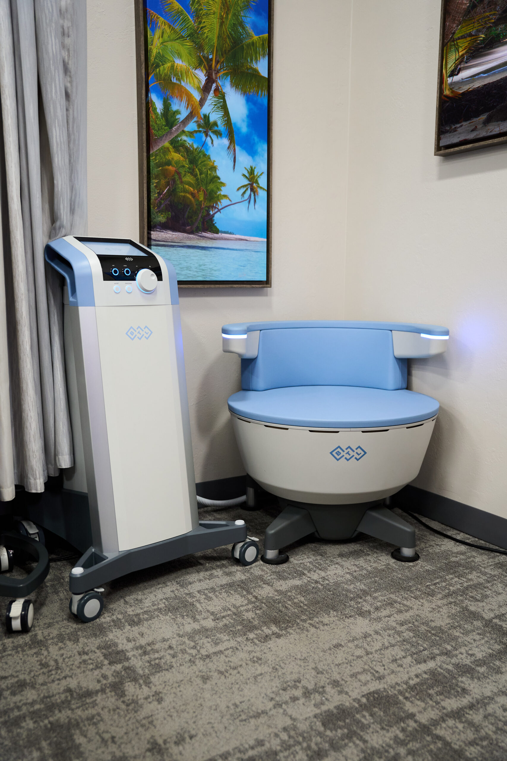 Emsella chair treatment at Novaré Injury Care